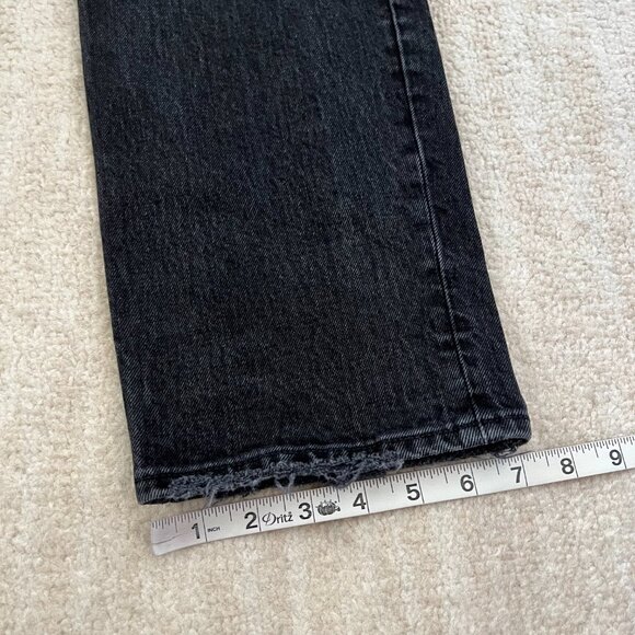 Abercrombie & Fitch High Waisted Dad Jeans Button Fly 26 / 2 Long - Picture 6 of 11